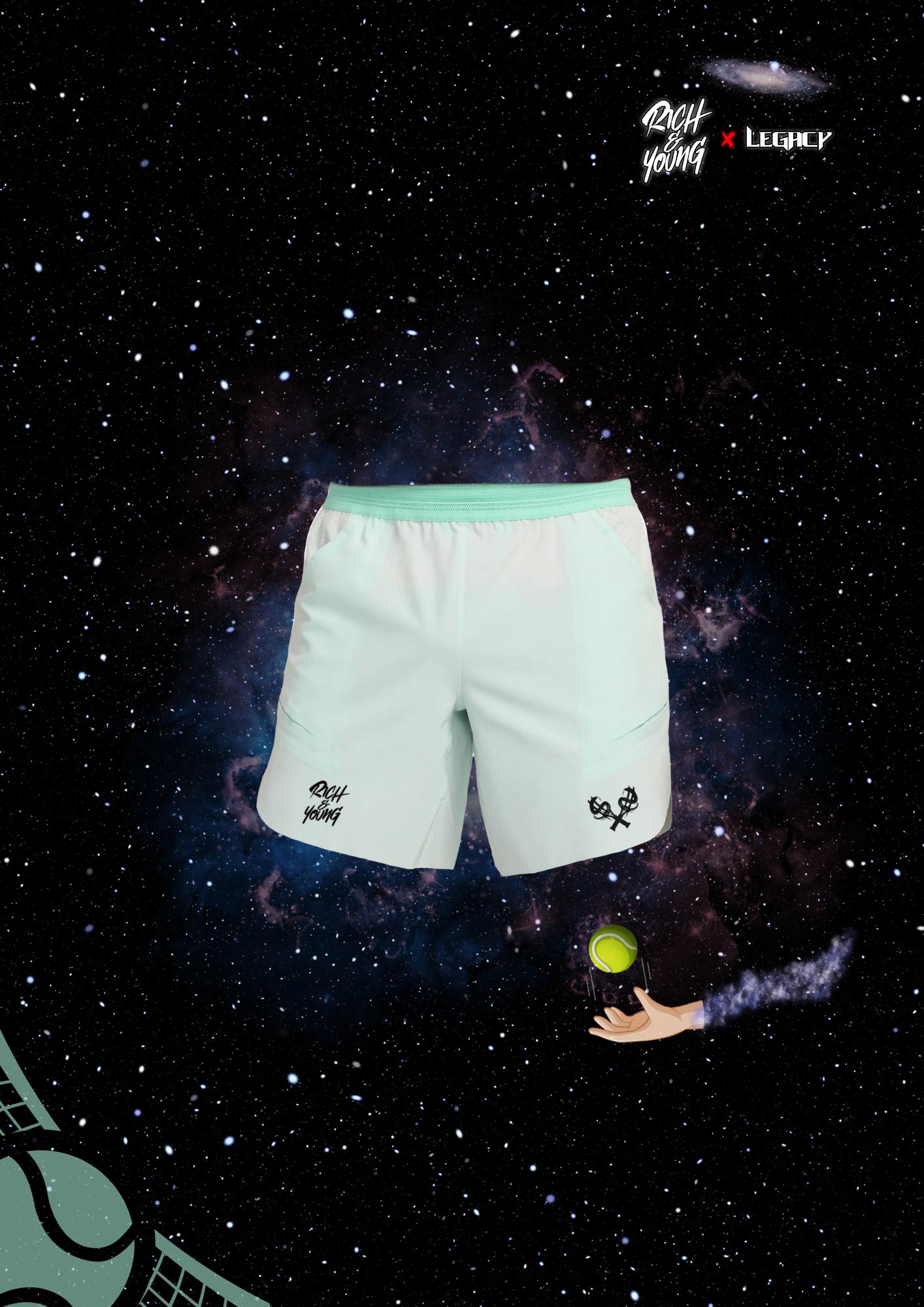 Rich Club Tennis Shorts - Legacy Edition